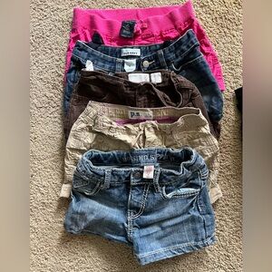 LOT OF 5 - 7&8 Girls shorts